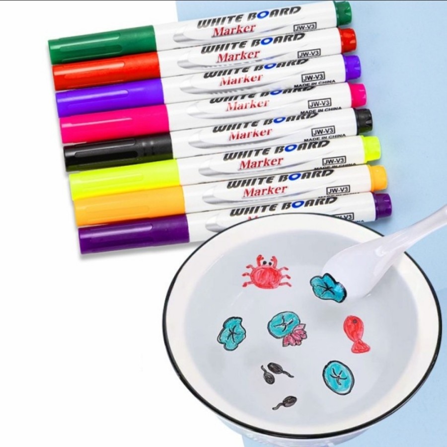 Spidol Ajaib Air Magic Marker Floating Pen Water Based Mainan Edukasi
