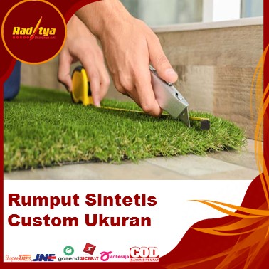 Rumput Sintetis Jepang Meteran panjang 2 meter x 1 meter Untuk Taman Outdoor Bisa Custom Ukuran Dari Raditya Desain Art