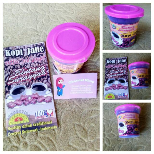 

Kopi jahe merah khas sulawesi tengah 400 gram
