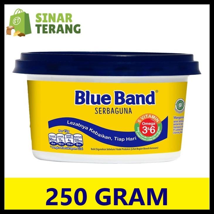 

MARGARIN BLUEBAND SERBAGUNA CUP 250 GRAM BLUE BAND 250GR MANGKOK KODE 198