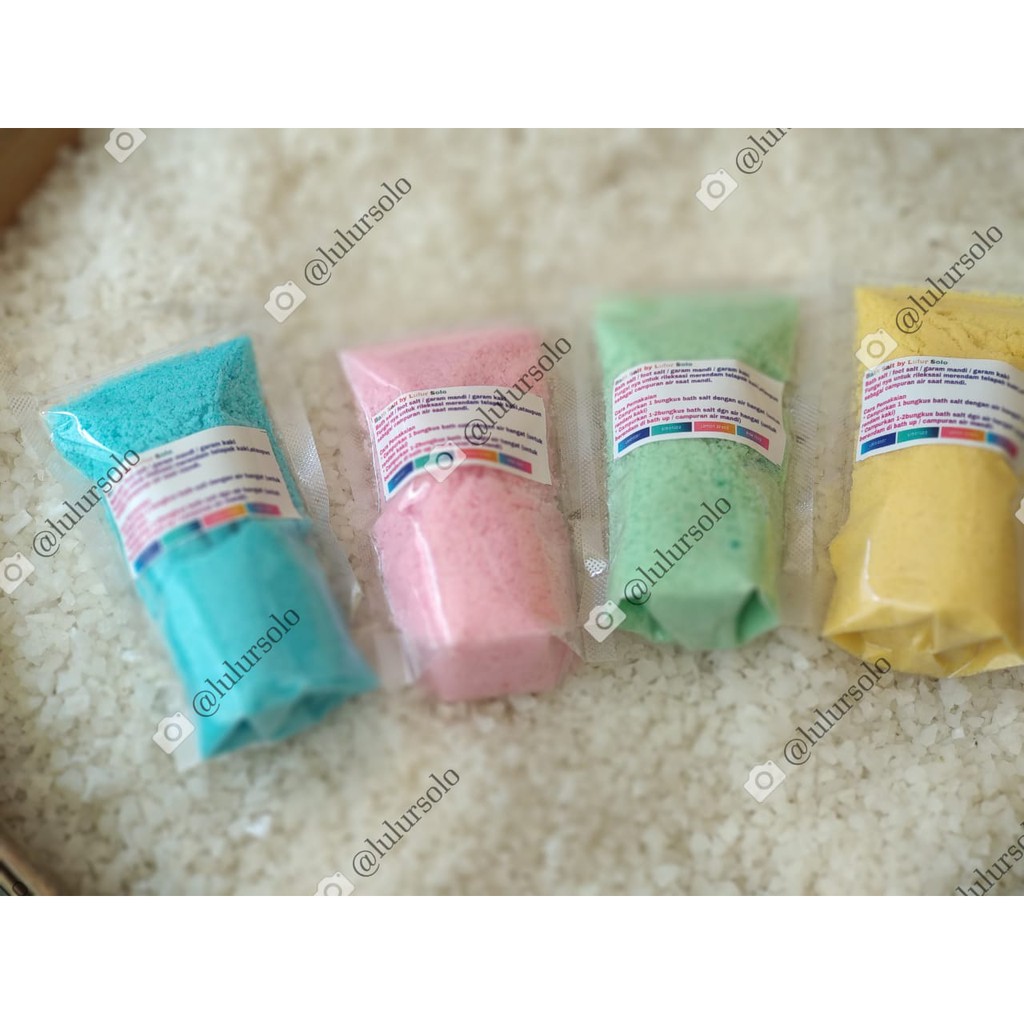 (300gr) Garam Mandi Bath Salt Organik Aromaterapi Kaki Spa 250gr Foot Soak Promo Buy 10 Get 1