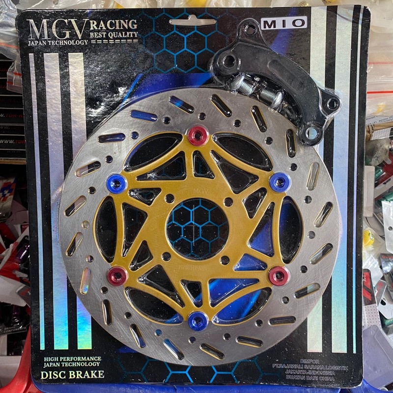 DISC CAKRAM DEPAN LEBAR FLOTING MATIC YAMAHA SOUL CARBU - X-RIDE OLD - FINO CARBU - MIO SPORTY NEW - MIO SMILE UKURAN 260 MM / PIRINGAN CAKRAM DEPAN LEBAR MATIC YAMAHA CARBU LUBANG BAUT 4 UKURAN 260 MM