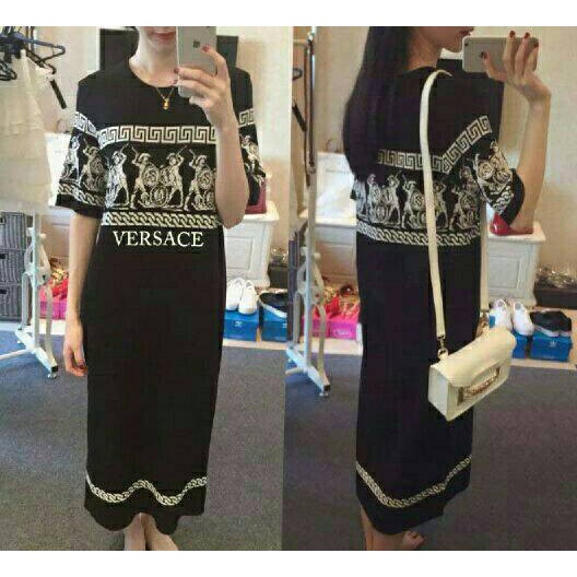Dress Romawi Versace Casual