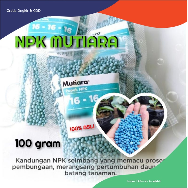 Pupuk Perangsang Buah Cabe Kelengkeng Mangga Jeruk Durian / booster buah / NPK Mutiara 16