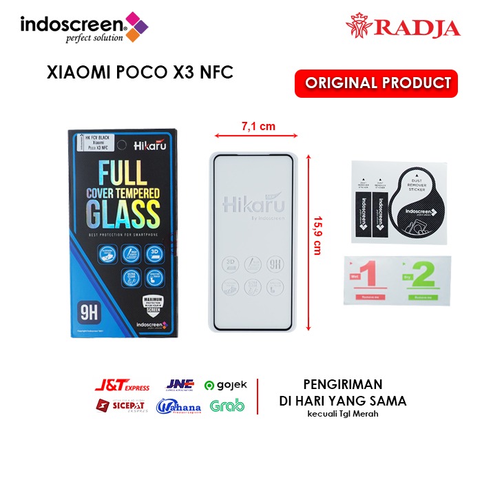 Hikaru Hydrogel Tempered Glass Screen Guard Xiaomi Poco X3 NFC