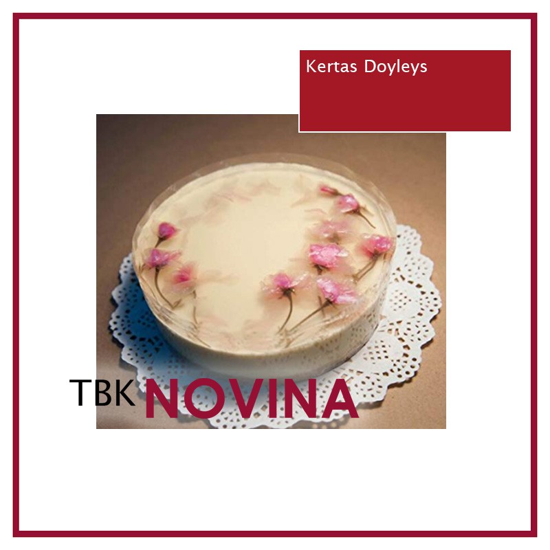 [100pcs] Kertas Doyleys / Kertas Doilies / doily 9.5&quot; (White) - Alas Motif Renda / Kertas Renda