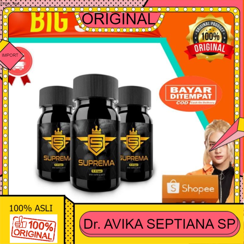 100% ASLI Suprema asli original obat kesehatan pria