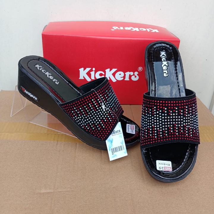 Sandal Wedges Wanita Blink Model Calbi