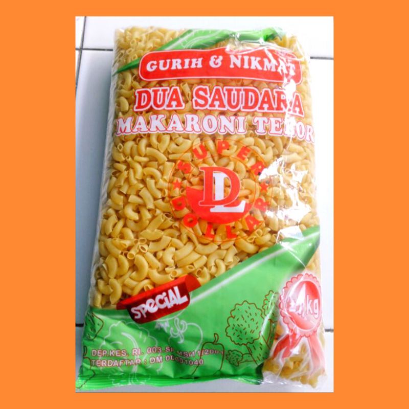 

Makaroni ngehe mentah 1kg (makaroni dua saudara) / makaroni telor special / makroni mentah