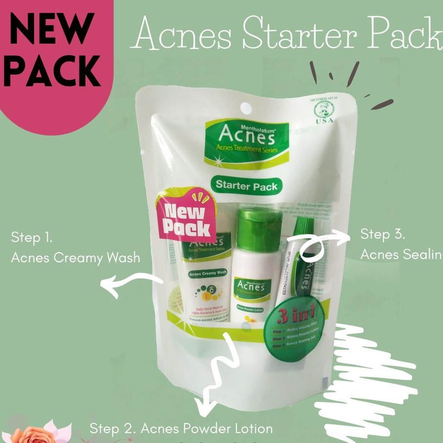 ACNES Starter Pack - Paket Perawatan Wajah Berjerawat