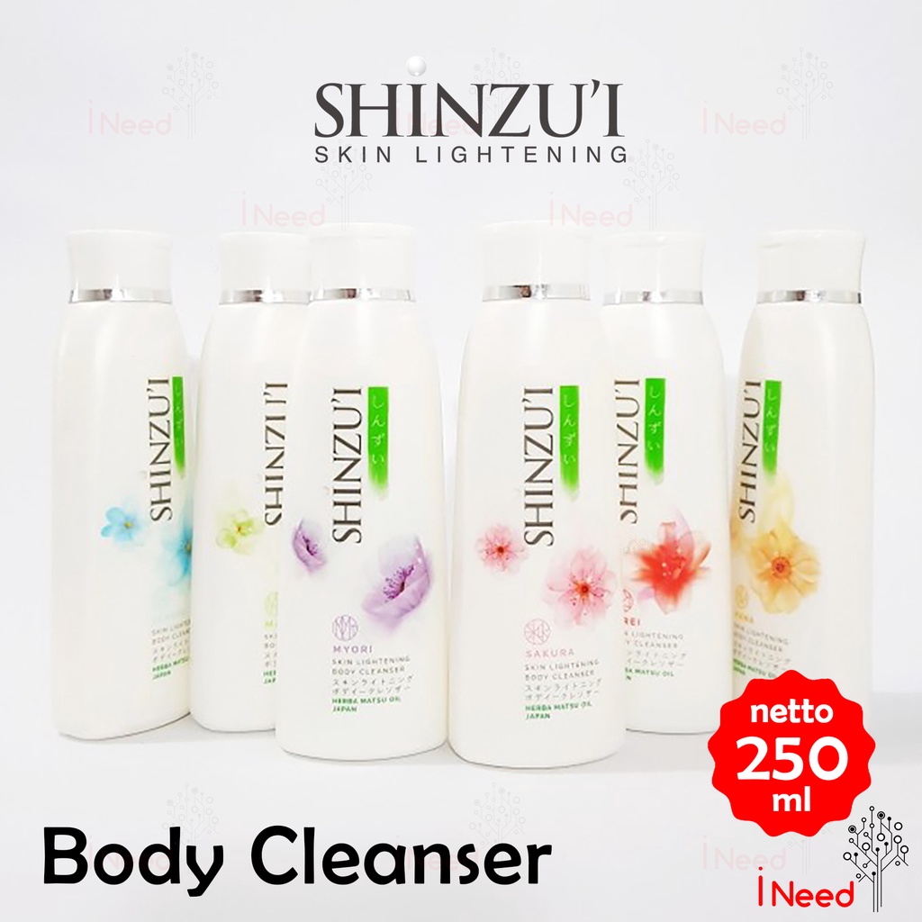 (INEED) SHINZUI Body Cleanser 250ml - Sabun Mandi Cair Shinzui Skin Lightening 250ml