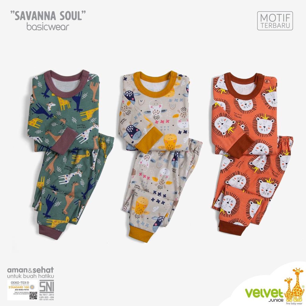 Promo 1 Setelan Panjang Aruchi / Velvet Sml Xl Xxl Magical Savannah Soul Future Charm Tiger