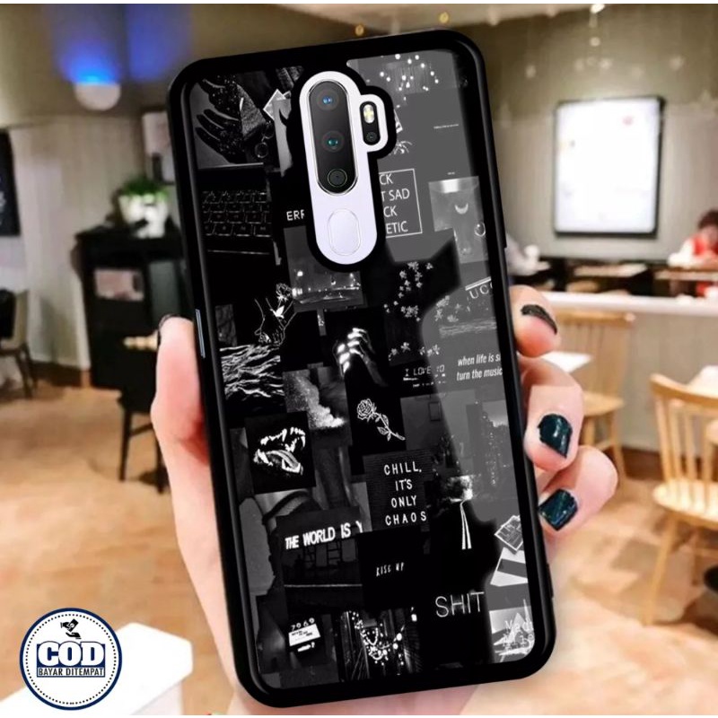 Athan Case Oppo A5 2020 / A9 2020 Fashion Aesthetic Black Series