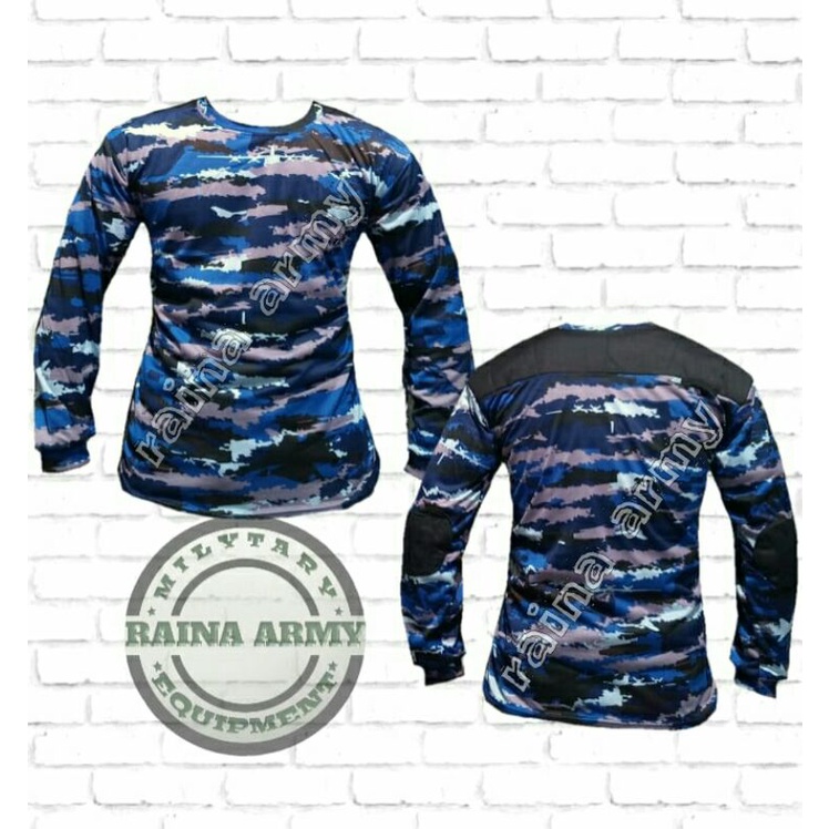 kaos army kaos army busa deker lengan panjang loreng tni au sbp