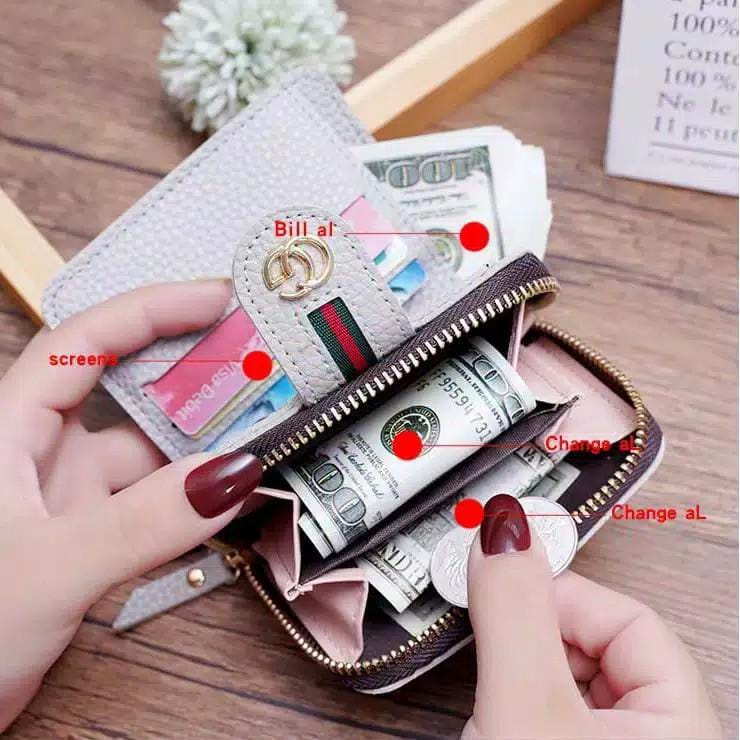 (COD) Dompet Lipat Mini Wanita Dompet Koin Dompet Wanita G01 MALL SHOPPING