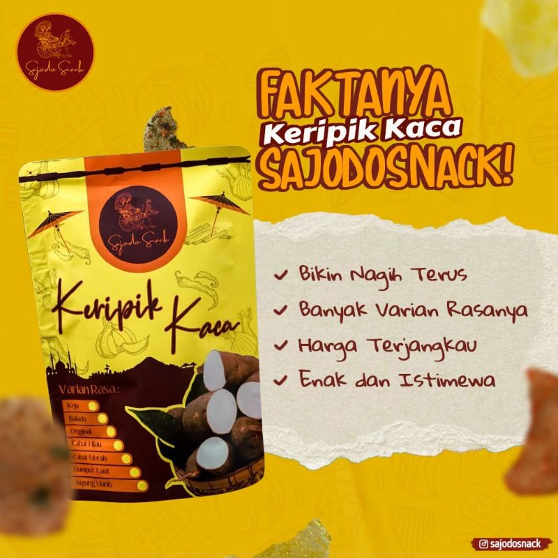 

KERIPIK KACA CABAI MERAH DAUN JERUK (ASLI SINGKONG) LANGSUNG DARI PABRIK