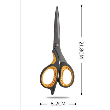 Gunting berlapis Teflon / berlapis Teflon Scissors Anti Lengket 21.8cm dan desain ergonomis