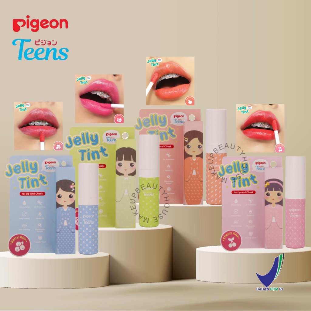 Jual PIGEON TEENS Jelly Tint 2.2gr Lip and Cheek Pelembab Bibir Shopee Indonesia