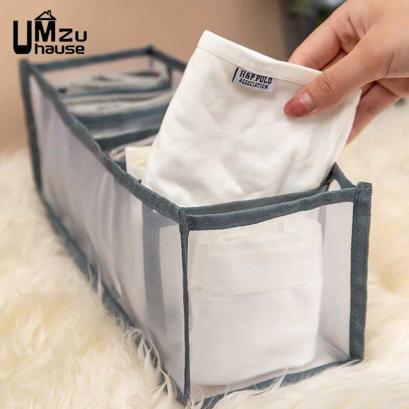 TD-DA UMZuhause Kotak Sekat Pakaian Organizer Storage Bra Box 7 Grid - M1467