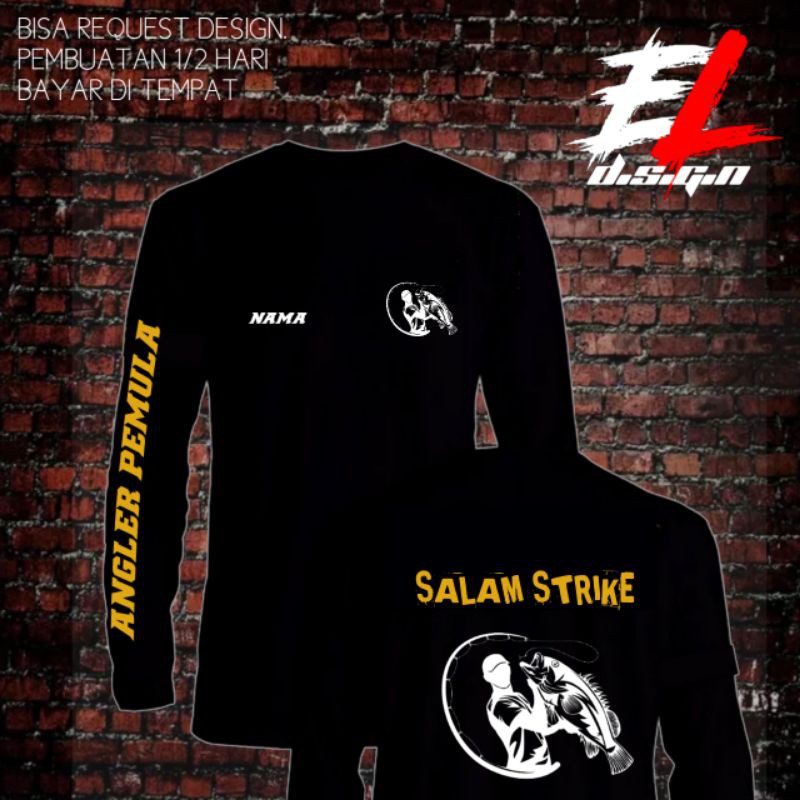 Cod Kaos Mancing Keren Kaos Distro Terbaru Bebas Desain Shopee Indonesia