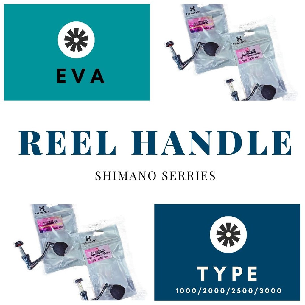 REEL HANDLE SHIMANO SIENNA ( ORIGINAL ) EVA SERIES