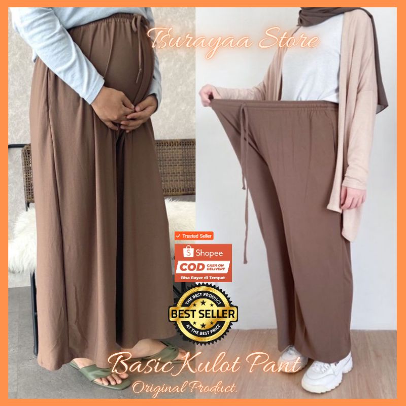 Basic Kulot Jumbo Pant Bumil Friendly