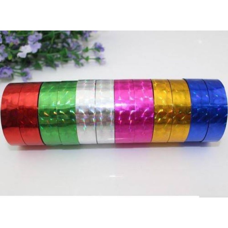 

Isolasi solatip laser tape hologram kecil