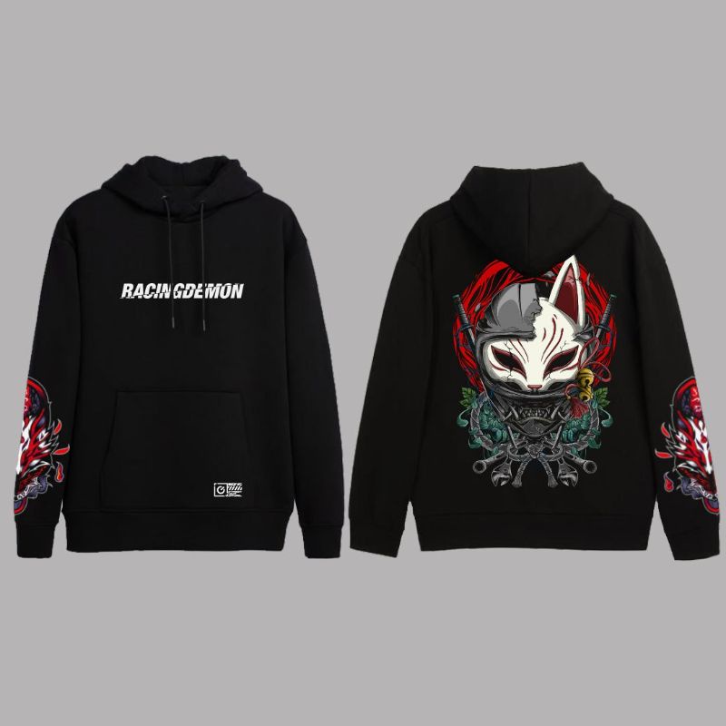 HOODIE SWEATER KUPLUK PRIA &amp; WANITA BIONIC RACING DEMON ARTIKEL JAPAN ORIGINAL BIONIC SPESIAL PRIA / WANITA