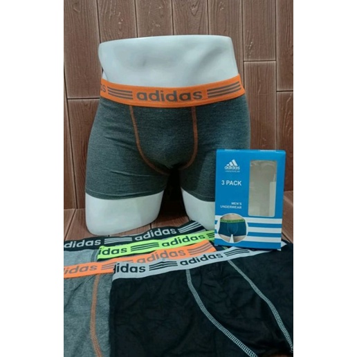 3 pcs celana dalam boxer pria / boxer pria adss