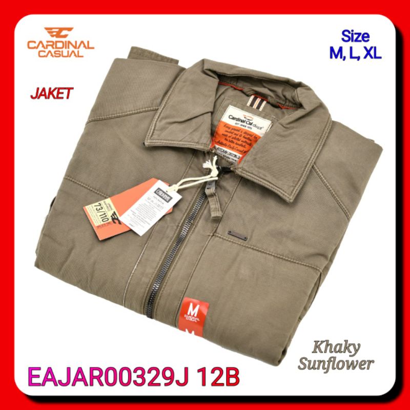 Jaket Katun Pria Cardinal EAJAR00329J 12B Lengan Panjang