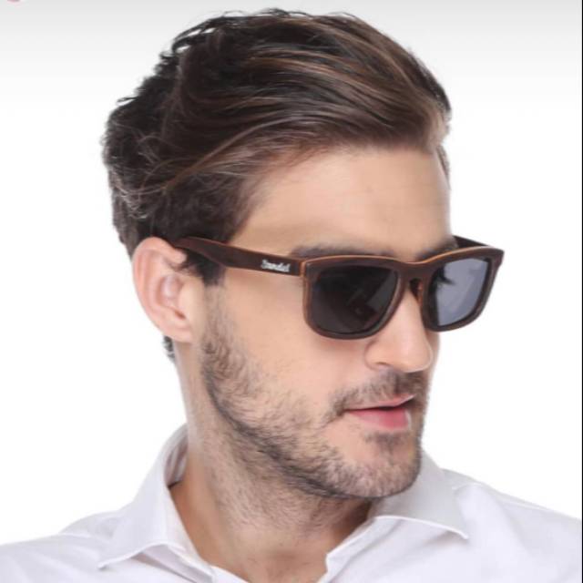 Frame kacamata kayu pria/wanita (3 lapis) lensa minus/sunglases warna