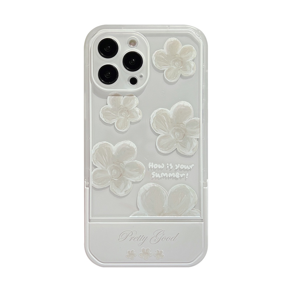 Soft Case Hp Gambar Bunga Untuk Iphone 11 / 8 / 7plus / SE2 / XS / XR / 12 / 13pro MAX