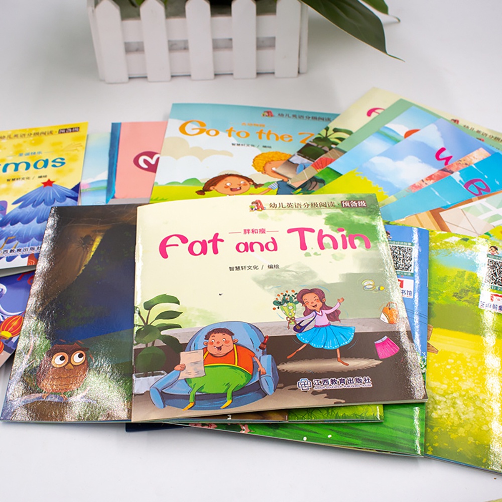 Buku Cerita Anak Belajar Membaca Bahasa Inggris | Bisa Scan Barcode Audio and Video Story Book | 60 Judul