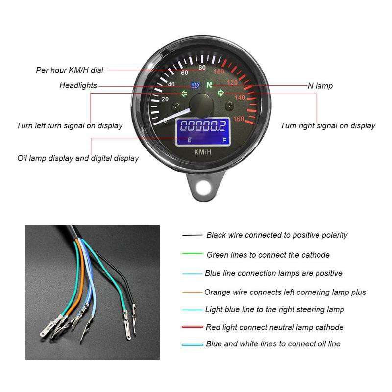 Universal Motorcycle Speedometer Wiring Diagram from cf.shopee.co.id