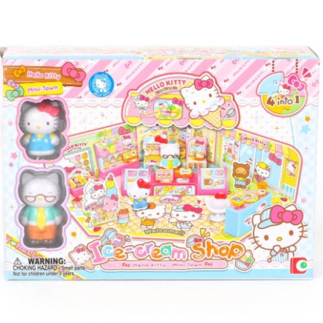 Hello Kitty Ice Cream Shop Playset