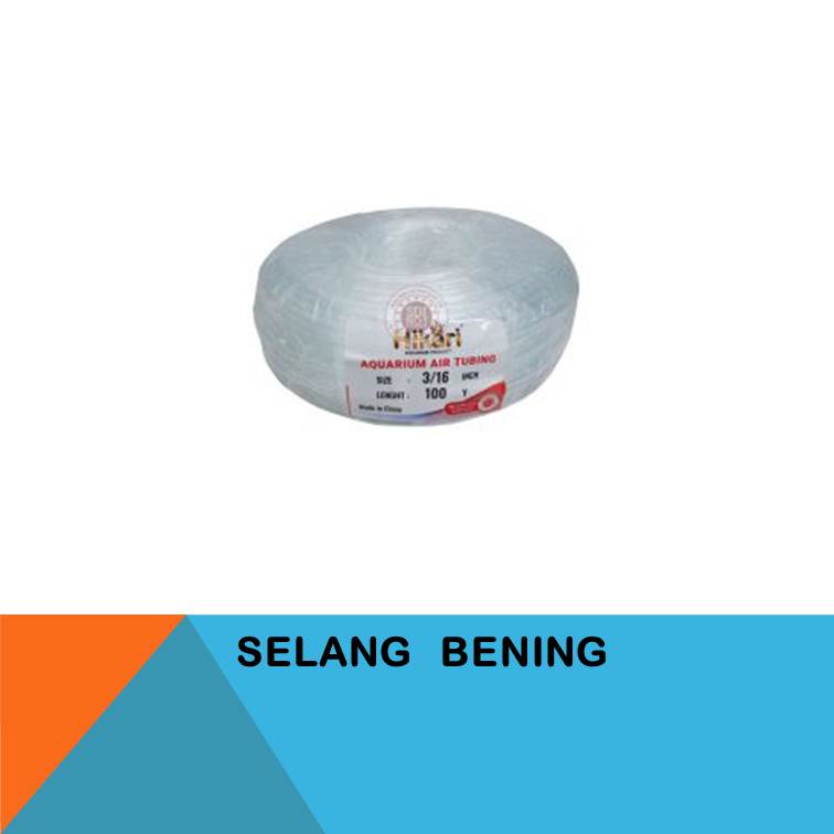 Selang Udara Aerator Aquarium Bening per Meter