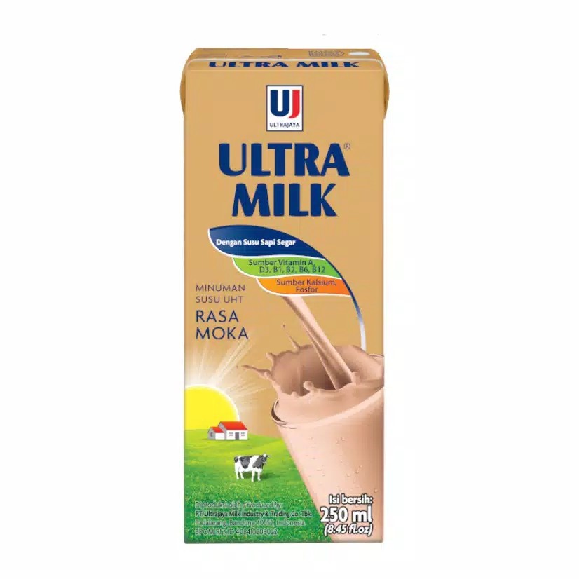 

Ultra Milk Susu UHT Rasa Moka 250 ml