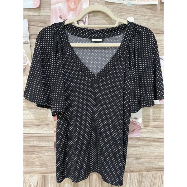 BNN rep ruffle blouse