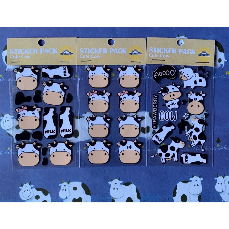 

stiker glossy sapi waterproof