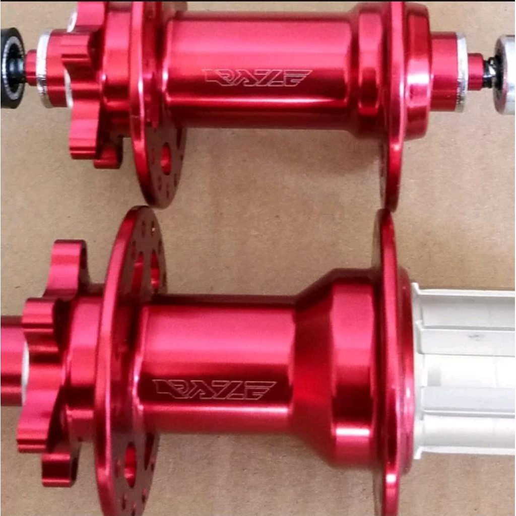 TERMURAH!!! Hub Freehub Sepeda / RAZE 32 HOLE MERAH / Bunyi Nyaring / Realpict