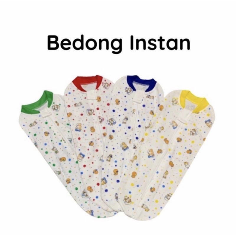 TokoPapin Bedong Bayi Bedong Anak Bayi Instan Resleting Bedong Baby Motif Halus Adem Newborn Baru Lahir Lucu Berkualitas