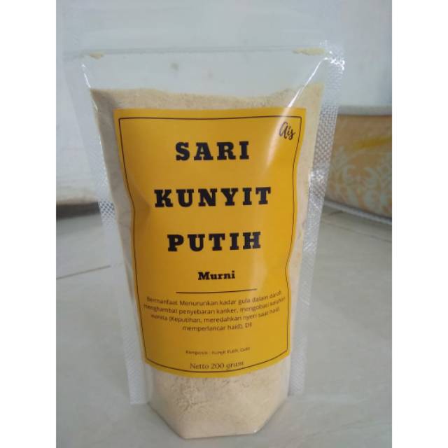 

Kunyit Putih Murni Bubuk 200Gram Tanpa Bahan Pengawet Asli