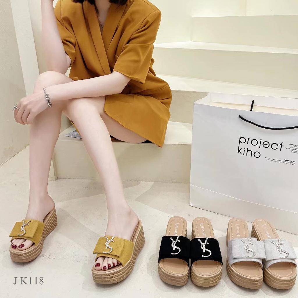 SANDAL WEDGES WANITA FASHION XAVIERA K118