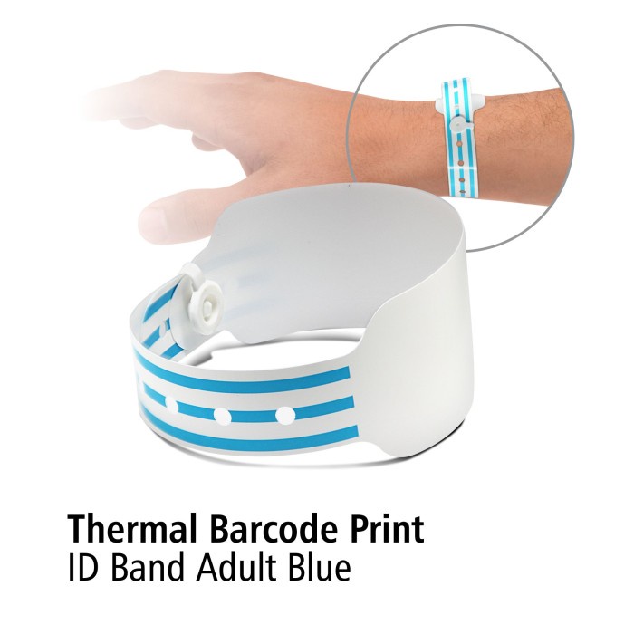 ID Band Dewasa Thermal Barcode Print Onemed OJ2