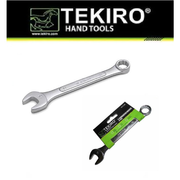 TEKIRO Kunci Ring Pas 6 mm 7 mm 10 mm 12 mm 14 mm Combination Wrench Kunci Ring Pas Sunk Panel