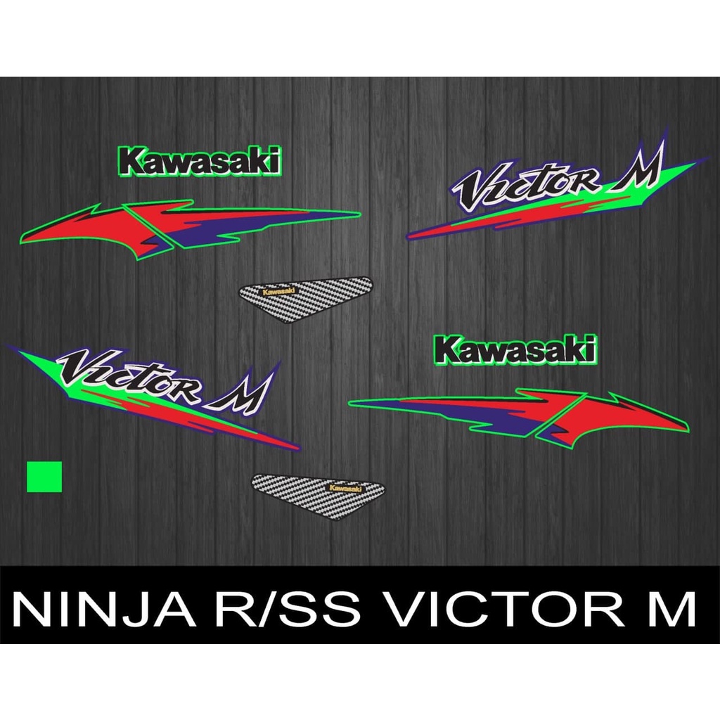 STIKER STRIPING KAWASAKI NINJA R/SS VICTOR M