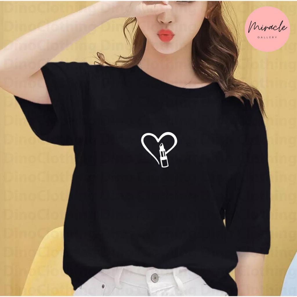 Kaos Wanita Premium / Tshirt Oversize LOVE MIDDLE