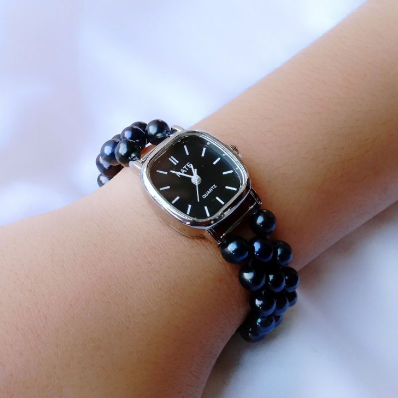 Jam Tangan Wanita Kekinian Mutiara Lombok Asli Bersertifikat || Jam Tangan mutiara asli || Jam wanit