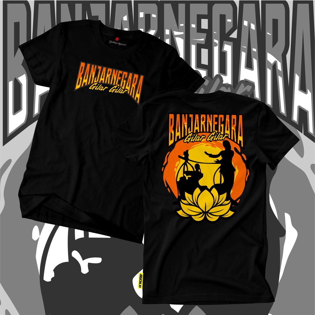 Kaos Banjarnegara / Kaos kota gilar-gilar / kaos ngapak banjarnegara / kaos dawet