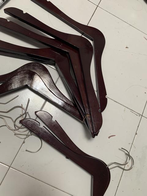 Gantungan Baju Kayu Coklat Dewasa/hanger Kayu
